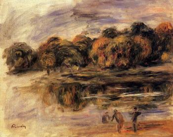 Pierre Auguste Renoir : Fishermen be a Lake